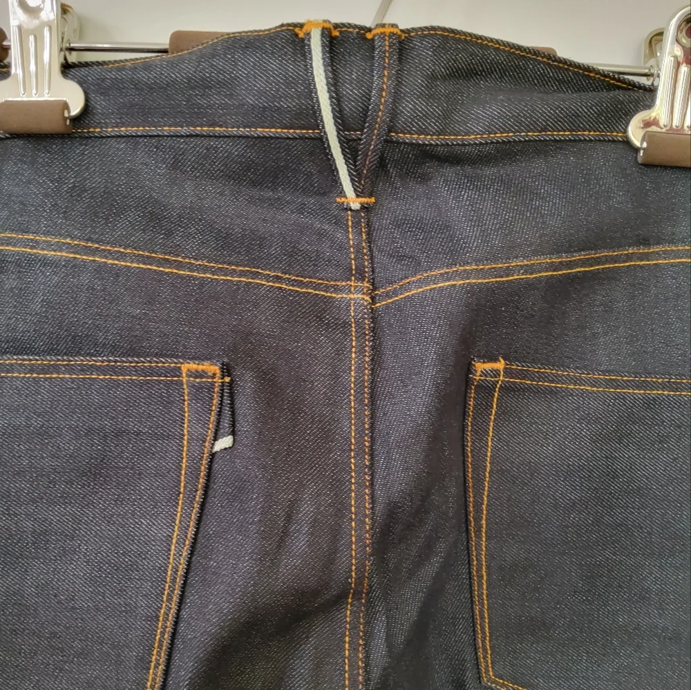 3×1 NYC Navy Blue Strait Leg Jeans Size 34